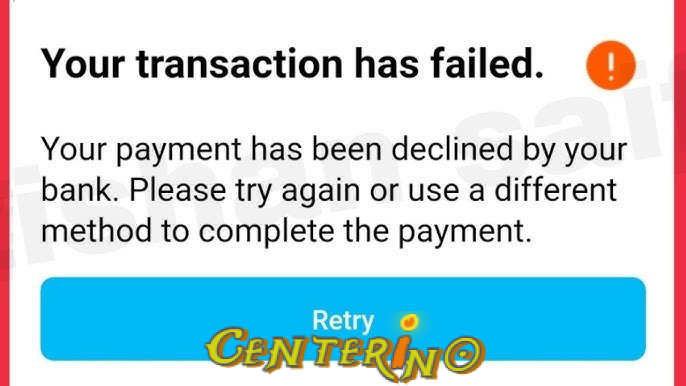 My payment to StudAds is failing every time. Where is the problem, in my bank, PayPal, or with the StudAds account?