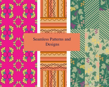Custom seamless pattern for fabric prinitng